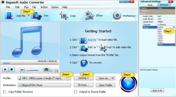 How to Extract Audio MP3, WAV, WMA from Video MP4, FLV, AVI and etc