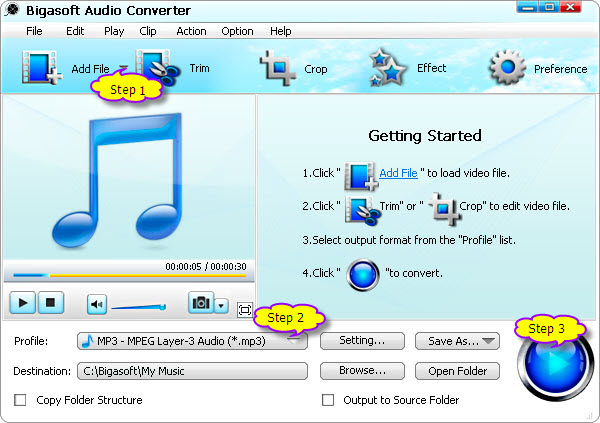 Convert AMR to MP3, WAV, M4A, WMA and more with AMR Converter