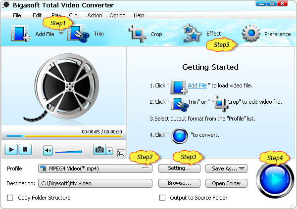 DivX Converter - Convert DivX to MP4, AVI, WMV, MOV, FLV, MPEG, VOB