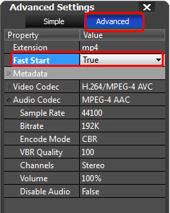 Fast Start MP4 for Streaming