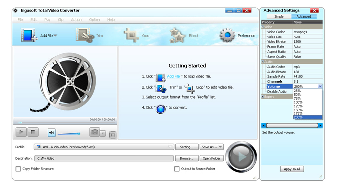How to Convert MOD to AVI, MP4, MOV, MPG, FLV, MKV, DV, and WMV on Windows and Mac?